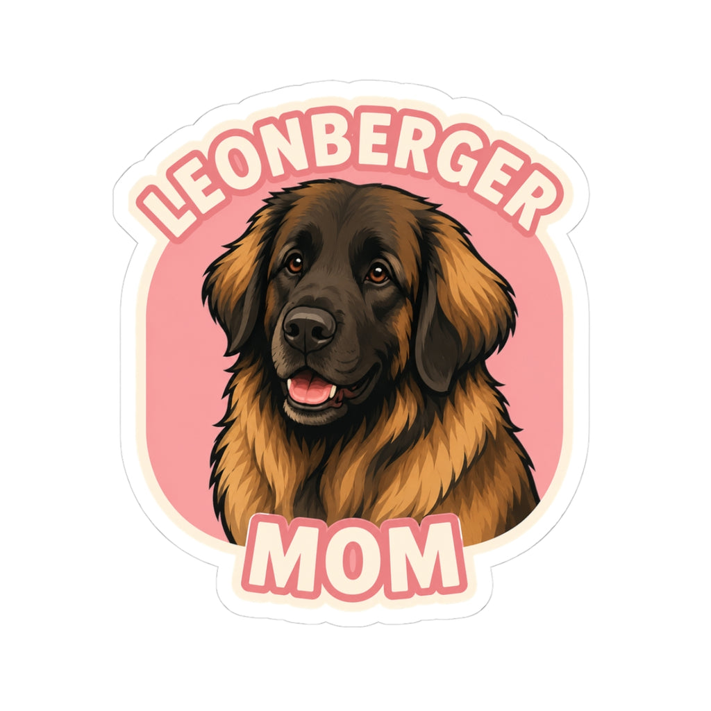 Leonberger Mom Sticker — Kiss-Cut Dog Breed Decal