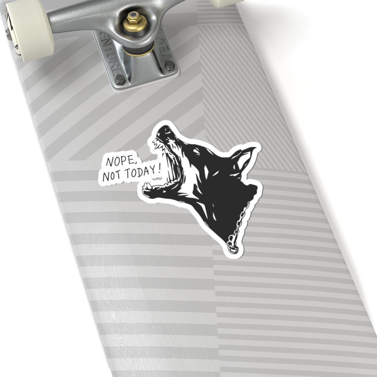 Nope, Not Today! - Doberman - Kiss-Cut Sticker