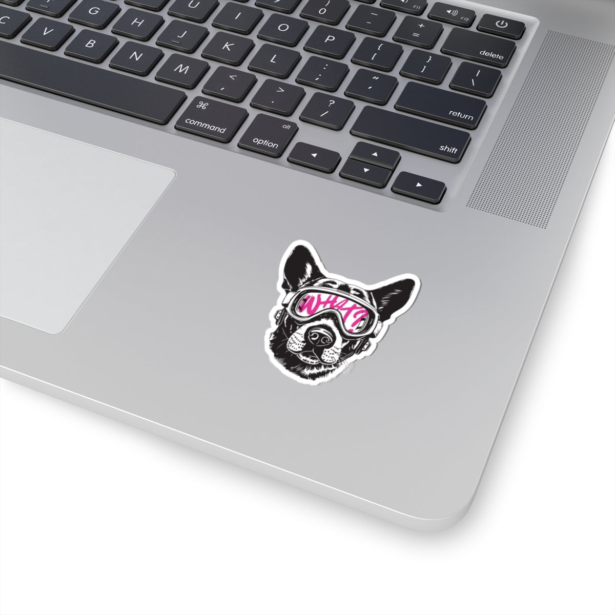 ‘What?’ - German Shepherd - Kiss Cut Sticker