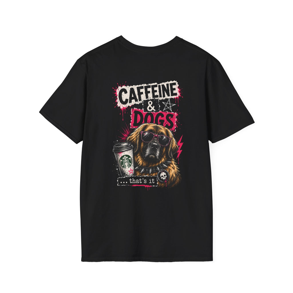 Caffeine & Dogs - Leonberger - Unisex T-Shirt