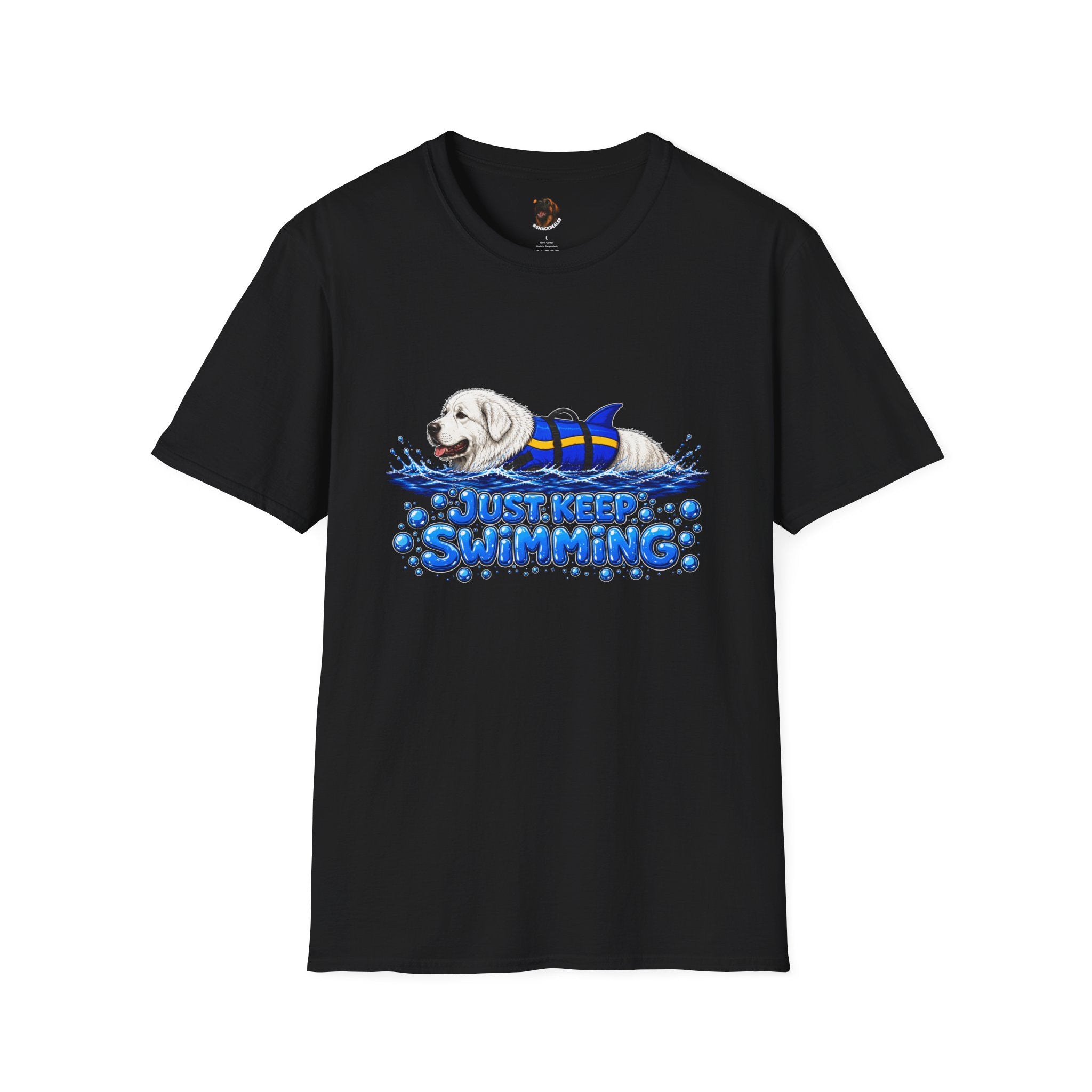 'Just Keep Swimming' - Great Pyrenees T-Shirt