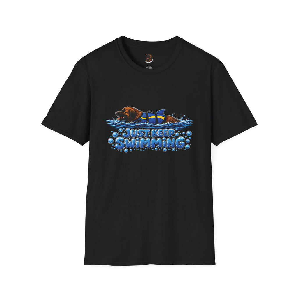'Just Keep Swimming' - Leonberger T-Shirt